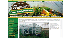 Desktop Screenshot of brysonsfarm.com